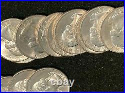 1 Roll BU 1959p Silver Washington Quarters $10 FV Receive Original Roll Pictured