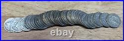 1 Roll Washington Standing Liberty Quarters Silver 25 Cents 1928-1964 90% 40 Ct