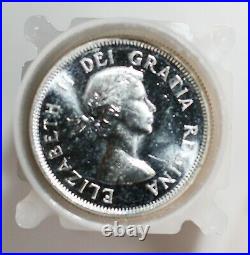 1 Roll of 40 1960 Canada BU Silver Quarters Queen Elizabeth II 25c Canadian Coin
