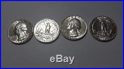 (1) Roll of 40 1963 Washington Silver Quarters BU
