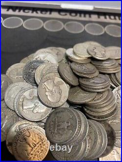 1 roll $10 Face Washington Silver quarters mixed dates and mints 90% silver