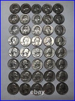 1 roll ($10 face value) pre-1965 90% silver Washington Quarters