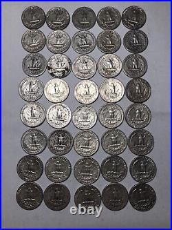 1 roll ($10 face value) pre-1965 90% silver Washington Quarters
