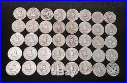 1 roll of 40 silver Quarters. 90% Silver H (one quarter is extremely vintage)