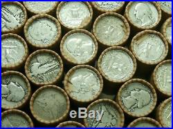 1x Silver Quarter $5 Roll Washington Standing Liberty Barber 90% Silver Coin Lot