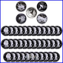 2002 S State Quarter Roll Gem Deep Cameo 90% Silver Proof 40 US Coins