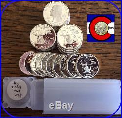 2004-S Silver Proof Michigan Quarters Roll (40 coins) - from proof sets