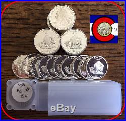 2005-S Silver Proof Kansas Quarters Roll (40 coins) - from proof sets