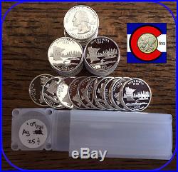 2005-S Silver Proof Minnesota Quarters Roll (40 coins) - from proof sets