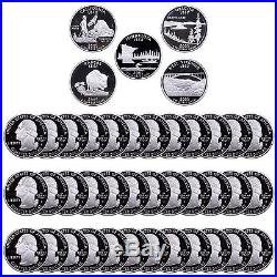 2005 S State Quarter Roll Gem Deep Cameo 90% Silver Proof 40 US Coins