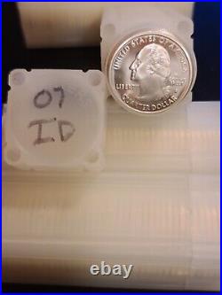 2007 S Idaho Proof Silver Quarter Roll 40ct