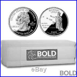 2008-S Silver Proof State Quarter Roll (40 Coins) HAWAII