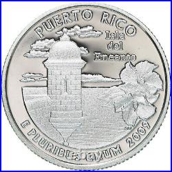2009 S Territories Quarter Roll Gem DCam Washington 90% Silver Proof 40 US Coins