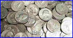 200 Silver Quarters = $50 Face = 5 Full Rolls 90% Silver! Free Shipping