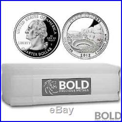 2012-S Silver Proof ATB Quarter Roll (40 Coins) CHACO CULTURE