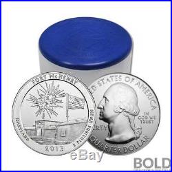 2013 Silver 5 oz Coin ATB Fort McHenry NP Maryland Roll (10 Coins)