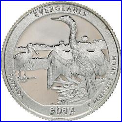 2014 S Parks Quarter ATB Roll Gem Deep Cameo 90% Silver Proof 40 US Coins