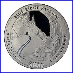 2015 S Parks Quarter ATB Proof Roll Gem Deep Cameo 90% Silver 40 US Coins