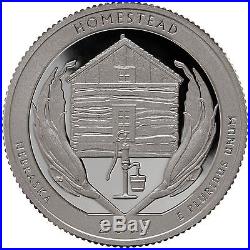 2015 S Parks Quarter ATB Roll Gem Deep Cameo 90% Silver Proof 40 US Coins