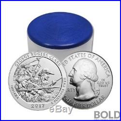 2017 Silver 5 oz Coin ATB George Rogers Clark Indiana Roll (10 Coins)