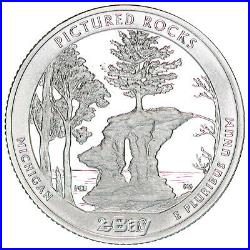 2018 S Parks Quarter ATB Roll Gem Deep Cameo 90% Silver Proof 40 US Coins