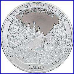2019 S Parks Quarter Roll ATB. 999% Silver Gem Deep Cameo Proof 40 Coins