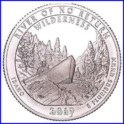 2019 S Parks Quarter Roll ATB 99.9% Silver Gem Deep Cameo Proof 40 Coins
