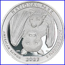 2020 S Parks Quarter Roll ATB 99.9% Silver Gem Deep Cameo Proof 40 Coins