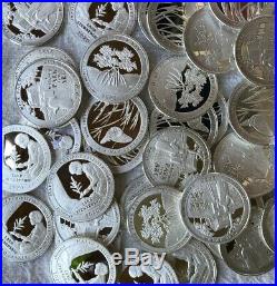 2020 S Silver Quarter Roll (40) 99.9% Silver Coins No Somoa