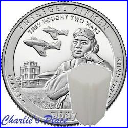 2021-S ATB Tuskegee Airmen Silver Proof Quarters 40-Coin Roll Presale
