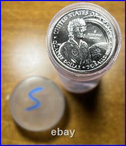 2022-S 25c Dr Sally Ride Quarter Roll of 40 Quarters NASA Space