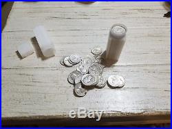 $20 Face Value 90% Silver Quarter-2 Full Rolls Junk Silver