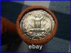 (2) Obw Original Bu Rolls 1964-p&d Washington Quarters 90% Silver $20 Face Value