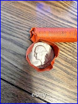 (2) Rolls 40 Silver Quarters 90% Silver $20 Face Value Random Liberty Washington