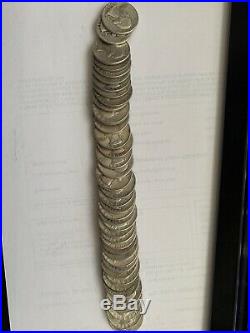 2 Rolls of 40 Silver Quarters 90% 1964 1934 Washington (80 Total)
