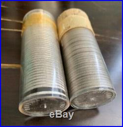 2x 1955 D BU Washington Silver Quarter Roll $20 Lot 80x Coins 25c 90% Silver