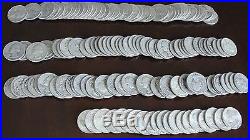 3.5 Roll Lot of 90% Silver Washington Quarters Free Shipping $35 Face Value