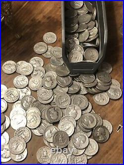 3 Full Rolls of 120 Washington Silver Quarters Great Lot of High Grade Coins