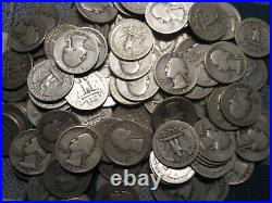 (3) Rolls Washington Quarters 90% Silver $30 Face Value