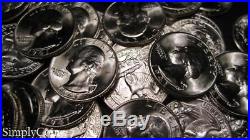 (40) 1941 Washington Silver Quarter Roll BU Uncirculated Coin Lot SKU-1589