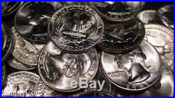 (40) 1941 Washington Silver Quarter Roll BU Uncirculated Coin Lot SKU-1591