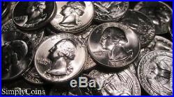 (40) 1941 Washington Silver Quarter Roll BU Uncirculated Coin Lot SKU-1894