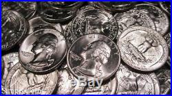 (40) 1944 Washington Silver Quarter Roll BU Uncirculated Coin Lot SKU-2032