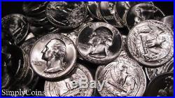 (40) 1946 Washington Silver Quarter Roll BU Uncirculated Coin Lot SKU-1768