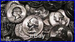 (40) 1946 Washington Silver Quarter Roll BU Uncirculated Coin Lot SKU-1916