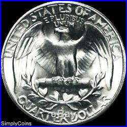 (40) 1948-S Washington Silver Quarter Roll BU Uncirculated US Coin Lot MQ
