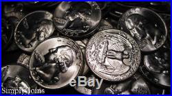 (40) 1952 Washington Silver Quarter Roll BU Uncirculated Coin Lot SKU-1595