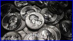 (40) 1953-D Washington Quarter Roll BU Uncirculated 90% Silver US Coin Lot MQ