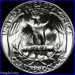(40) 1953-D Washington Quarter Roll BU Uncirculated 90% Silver US Coin Lot MQ