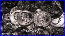 (40) 1953-D Washington Silver Quarter Roll BU Uncirculated Coin Lot SKU-1189